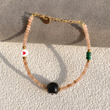 Natural Crystal Beaded Bracelets Women Friendship Jewelry