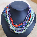 Natural Amethyst Aventurine Beaded Necklace