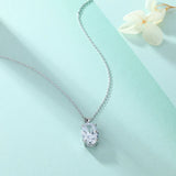 Zircon Pendant Necklace Female Hot S925 Silver
