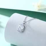 Zircon Pendant Necklace Female Hot S925 Silver