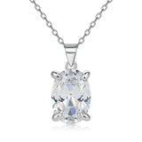 Zircon Pendant Necklace Female Hot S925 Silver