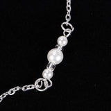 Pearl Long Necklace Backless Dress Accessories Layered Jewelry