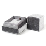 Gray Velet Jewelry Display Box for Female