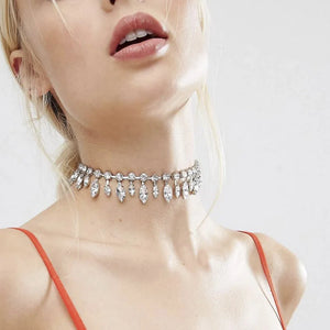 Bohemia Crystal Choker Necklace for Couple Lovers N300
