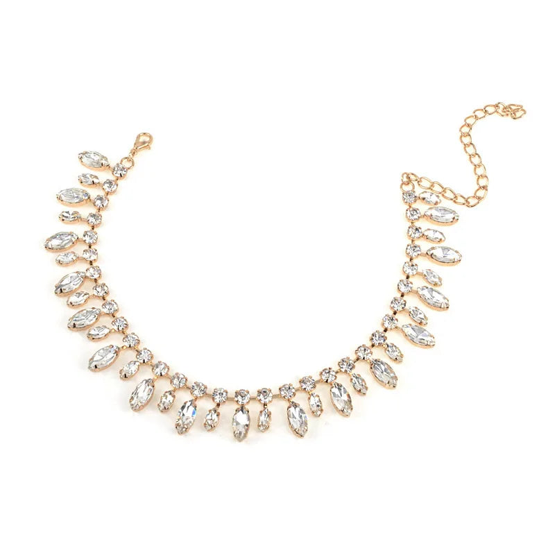 Bohemia Crystal Choker Necklace for Couple Lovers N300