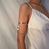 Leaf Tassel Chain Bracelet Bangles Adjustable Arm Bracelets