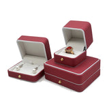 PU Leather Jewelry Packaging Box Portable Earring Holder