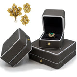 PU Leather Jewelry Packaging Box Portable Earring Holder