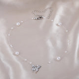 Butterfly Pendant Clavicle Chain Necklace