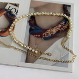 Pearls Beaded Belt Women Metal Waist Chain All Match Female Dress