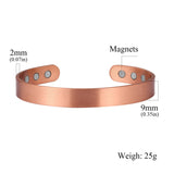 Copper Magnetic Cuff Bracelet for Arthritis Relief