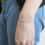 925 Sterling Silver Bracelet Crystal Bangle for Women