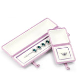 Red Double Open Marriage Jewelry Box - Wedding Ring Pendant Box