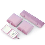 Red Double Open Marriage Jewelry Box - Wedding Ring Pendant Box