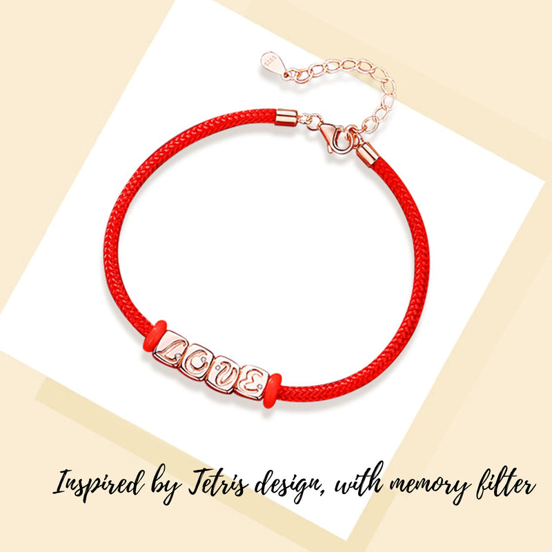 Red Rope Lanyard Hand Jewelry Gift for Birthday Christmas