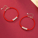 Red Rope Lanyard Hand Jewelry Gift for Birthday Christmas
