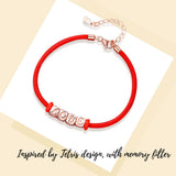 Red Rope Lanyard Hand Jewelry Gift for Birthday Christmas
