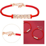 Red Rope Lanyard Hand Jewelry Gift for Birthday Christmas