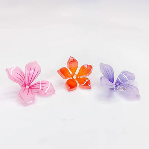 Resin Flower Beads Charms Earring Components DIY Jewelry