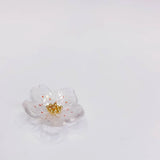 Resin Pearl Flower Charms for DIY Jewelry Making - 10pcs