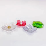 Resin Pearl Flower Charms for DIY Jewelry Making - 10pcs