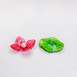 Resin Pearl Flower Charms for DIY Jewelry Making - 10pcs