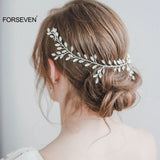 Rhinestone Bridal Headband Wedding Hair Vines Jewelry