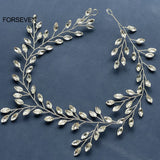 Rhinestone Bridal Headband Wedding Hair Vines Jewelry