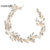 Rhinestone Bridal Headband Wedding Hair Vines Jewelry