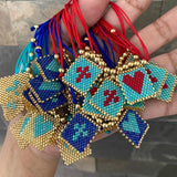 Boho Rope Chain Charm Bracelet for Women Girls