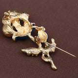 Rose Flower Brooch Pin for Women/Men Scarf Wedding Gift