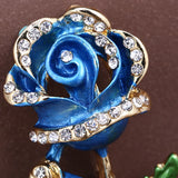 Rose Flower Brooch Pin for Women/Men Scarf Wedding Gift