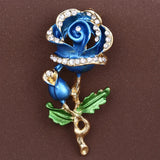 Rose Flower Brooch Pin for Women/Men Scarf Wedding Gift