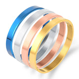 Stainless Steel Round Bangles Charm Bracelets Jewelry For Wedding