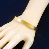 Stainless Steel Round Bangles Charm Bracelets Jewelry For Wedding