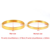Stainless Steel Round Bangles Charm Bracelets Jewelry For Wedding