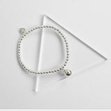 925 Sterling Silver Round Bead Ankle Bracelet for Women