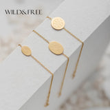 Geometric Charm Bracelets for Women Plated with Leaf Sun Flower Pattern