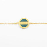 Golden Round Pendant Wristbands Gift