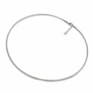 Round Torques Necklace Stainless Steel Classic Choker For Women