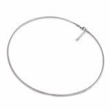 Round Torques Necklace Stainless Steel Classic Choker For Women