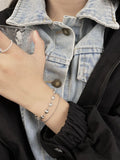 S925 Double Layer Love Bracelet Thai Silver