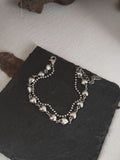 S925 Double Layer Love Bracelet Thai Silver