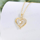 S925 Sterling Silver Necklace Rose Love Clavicle Chain Gift
