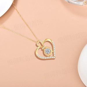 S925 Sterling Silver Necklace Rose Love Clavicle Chain Gift
