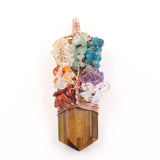 Life Tree Chakra Stone Large Sword Pendant for Weddings