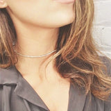 Rhinestone Women's Zircon Chian Necklace - Lady Jewelry Accessory