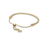 925 Silver Snake Bone Chain Bracelet
