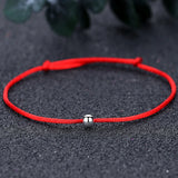 925 Silver Bead Anklet Foot Jewelry Lucky Leg Chain Anniversary Gift