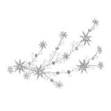 Silver Star Hair Clip Bridal Comb Wedding Accessories Women Headpiece Barrette